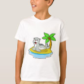 Zegel op het eiland t-shirt (Voorkant)
