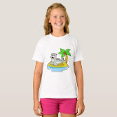 Zegel op het eiland t-shirt (Voorkant volledig)
