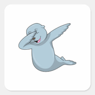 Zegel op Hip Hop Dance Dab