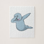 Zegel op Hip Hop Dance Dab Legpuzzel (Verticaal)