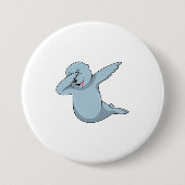 Zegel op Hip Hop Dance Dab Ronde Button 7,6 Cm (Voorkant)