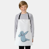 Zegel op Hip Hop Dance Dab Schort (Gedragen)