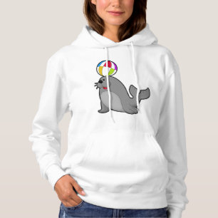 Zegel op watersport met waterpolo hoodie