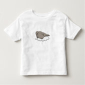 Zegel op wolken kinder shirts (Voorkant)