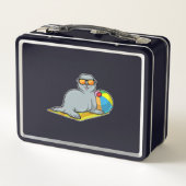 Zegel op zon met waterpolo (Achterkant)