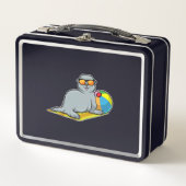 Zegel op zon met waterpolo (Voorkant)