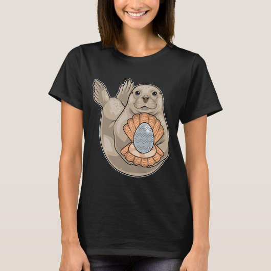 Zegel Pasen Parel T-shirt (Voorkant)