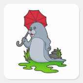 Zegel Raining Umbrella (Voorkant)