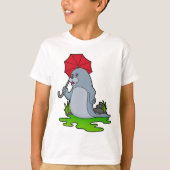 Zegel Raining Umbrella T-shirt (Voorkant)