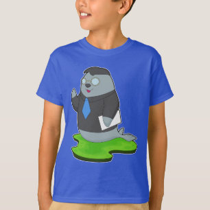 Zegel Secretaresse Notitie T-shirt