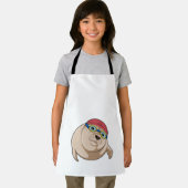 Zegel tijdens het zwemmen met zwembril schort (Insitu)