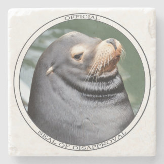Zegel van Afkeuring Stenen Onderzetter