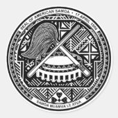 Zegel van Amerikaans Samoa (Voorkant)