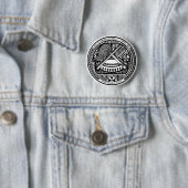 Zegel van Amerikaans Samoa Ronde Button 5,7 Cm (In situ)