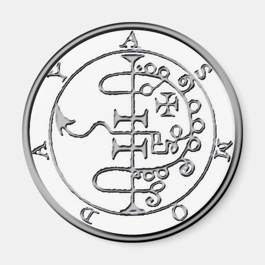 Zegel van Asmoday Asmodeus Magneet (Voorkant)