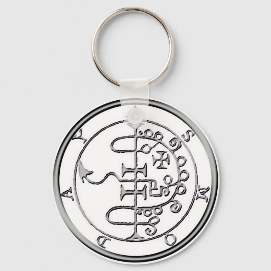 Zegel van Asmoday Asmodeus Sleutelhanger (Voorkant)