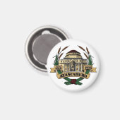 Zegel van Atascadero, Californië Magneet (Voorkant / Achterkant)