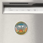 Zegel van Atlanta, Georgia Magneet (Insitu (Vaatwasser))