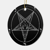 Zegel van Baphomet Keramisch Ornament (Links)