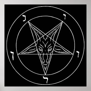 Zegel van Baphomet Poster