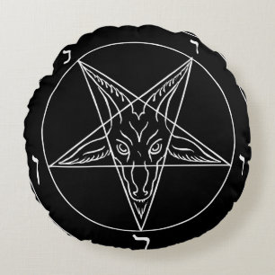 Zegel van Baphomet Rond Kussen