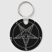 Zegel van Baphomet Sleutelhanger (Voorkant)