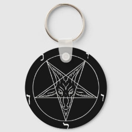 Zegel van Baphomet Sleutelhanger
