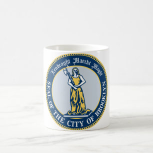 Zegel van Brooklyn (Borough in New York City) Koffiemok