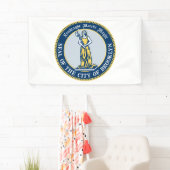 Zegel van Brooklyn (Borough in New York City) Spandoek (Insitu)