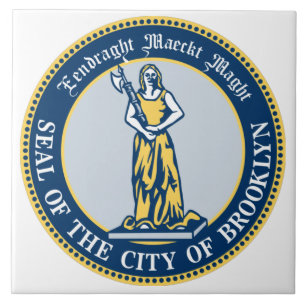 Zegel van Brooklyn (Borough in New York City) Tegeltje