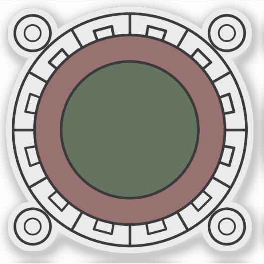 Zegel van Chalco de Díaz Covarrubias, Mexico Sticker (Voorkant)