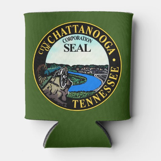 Zegel van Chattanooga, Tennessee Blikjeskoeler (Voorkant)