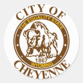 Zegel van Cheyenne, Wyoming (Voorkant)