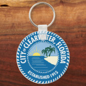 Zegel van Clearwater, Florida Sleutelhanger (Voorkant)