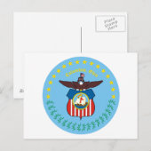 Zegel van Columbus, Ohio Briefkaart (Voorkant / Achterkant)