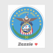 Zegel van Columbus, Ohio, Verenigde Staten Sticker (Vel)