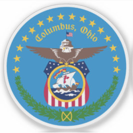 Zegel van Columbus, Ohio, Verenigde Staten Sticker