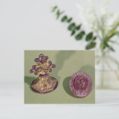 Zegel van Cosimo de Medici Briefkaart (Staand voorkant)