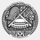 Zegel van de Amerikaanse Samoa (Voorkant)