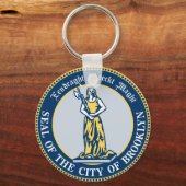 Zegel van de Borough of Brooklyn, Sleutelhanger in (Voorkant)