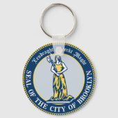 Zegel van de Borough of Brooklyn, Sleutelhanger in (Achterkant)