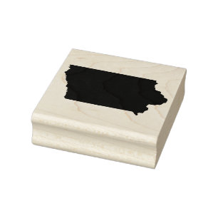Zegel van de Kunst van Iowa de Stevige Rubber Rubberstempel