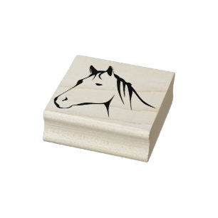 zegel van de paardenkop rubberstempel