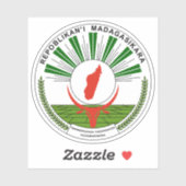 Zegel van de Republiek Madagaskar (1993-1998) Sticker (Vel)