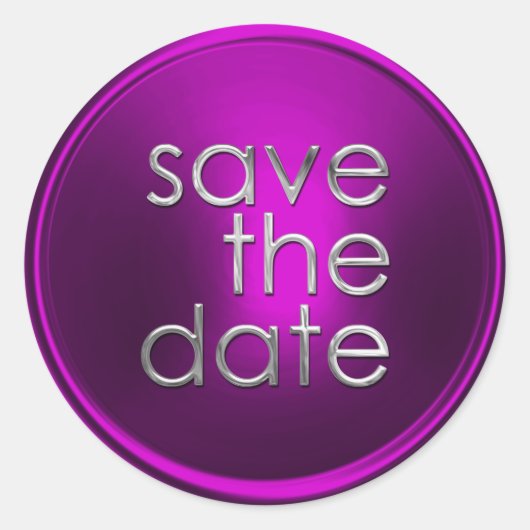 Zegel van de Save the Date-envelop (Voorkant)