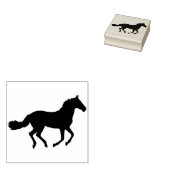 zegel van de silhouet rubberstempel (Gestempeld)