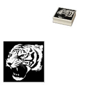 zegel van de silhouette tijger rubberstempel (Gestempeld)