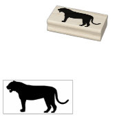 zegel van de silhouette tijger rubberstempel (Gestempeld)