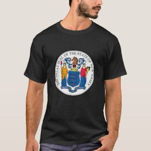 zegel van de staat New Jersey NJ City T-shirt