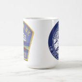 Zegel van de stad Buffalo - politie van Buffalo Koffiemok (Center)